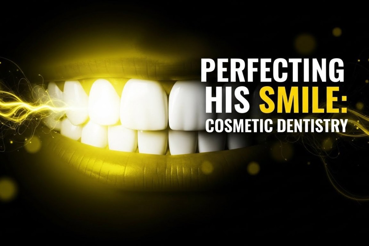 Perfecting His Smile Cosmetic Dentistry Perfecting His Smile Cosmetic Dentistry